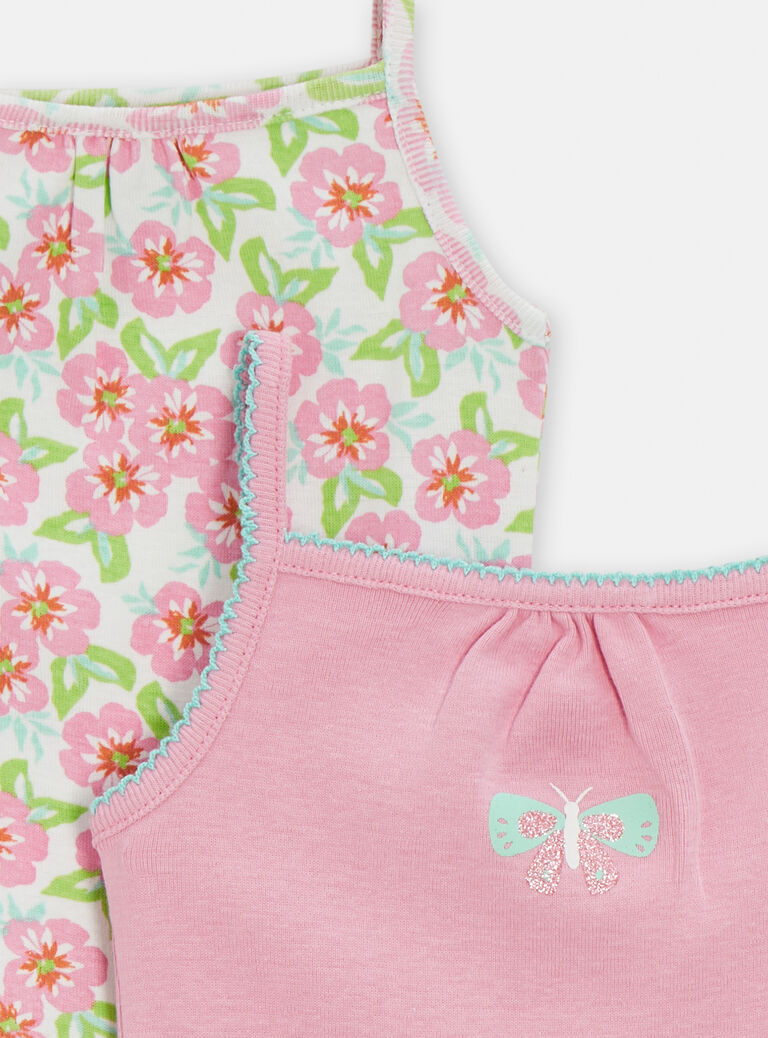 Lot de 2 body fantaisies pour bébé fille