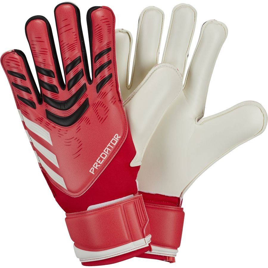 adidas Gants de Gardien Predator Match Pure Victory - Pure Ruby/Noir/Blanc