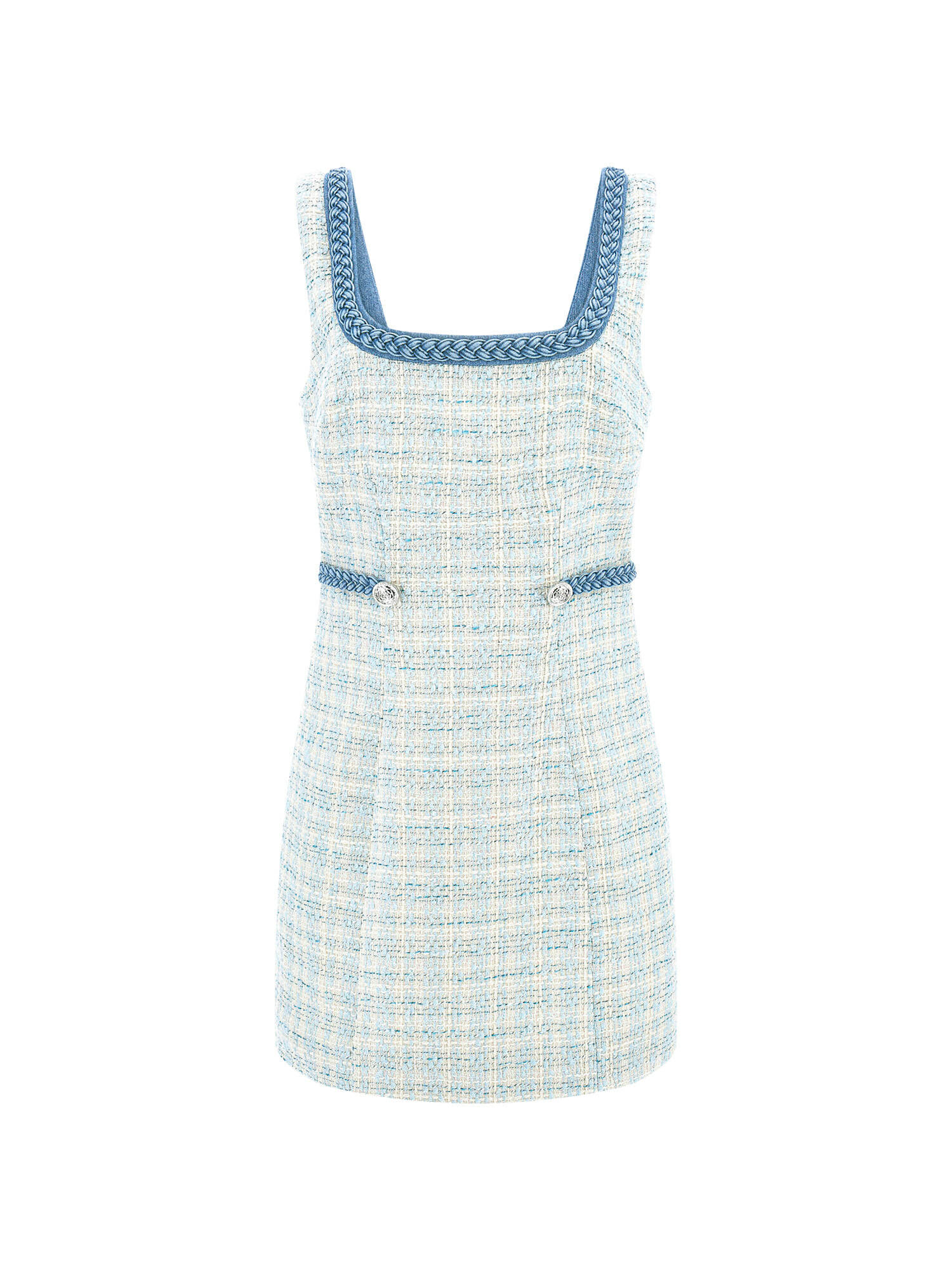 Guess| Damen Minikleid in Tweedoptik TOSCA BRAID DRESS