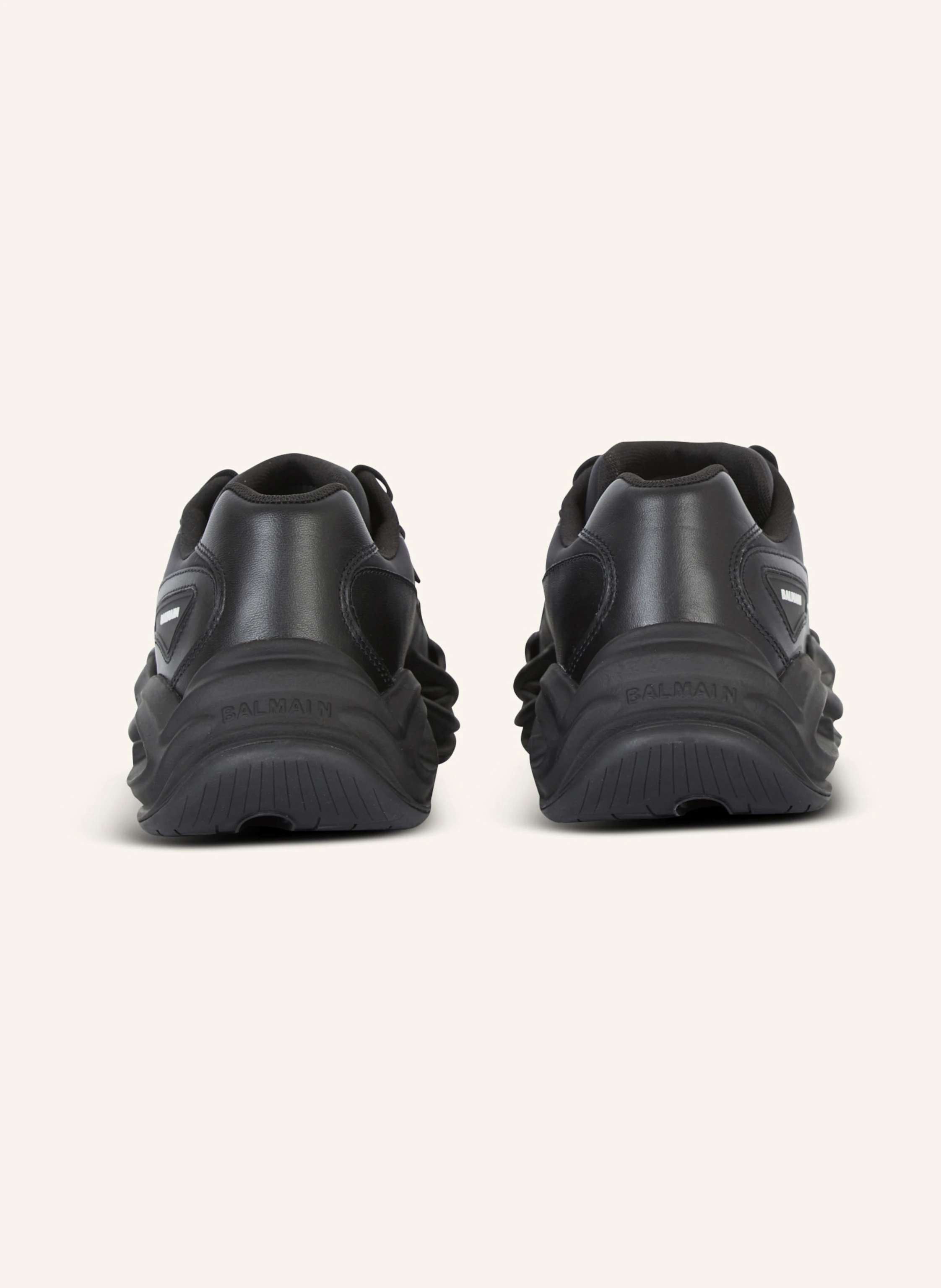 BALMAIN Sneakers Run-Row aus Kunstleder