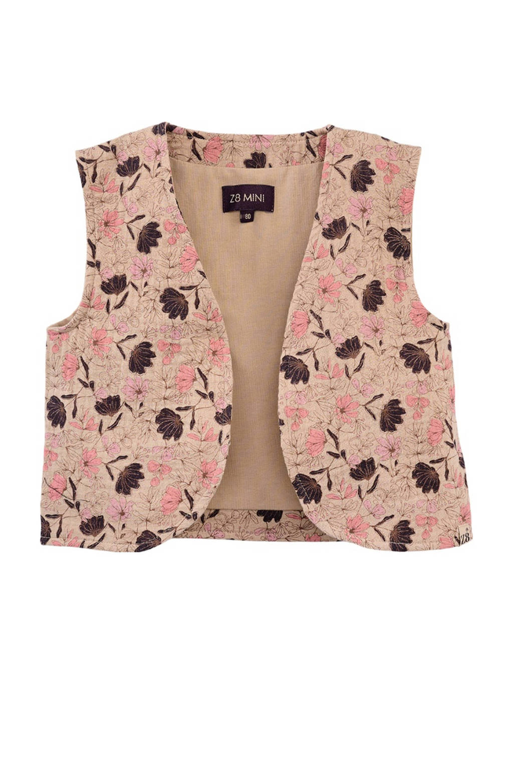 Z8 gilet Lieve zand/roze