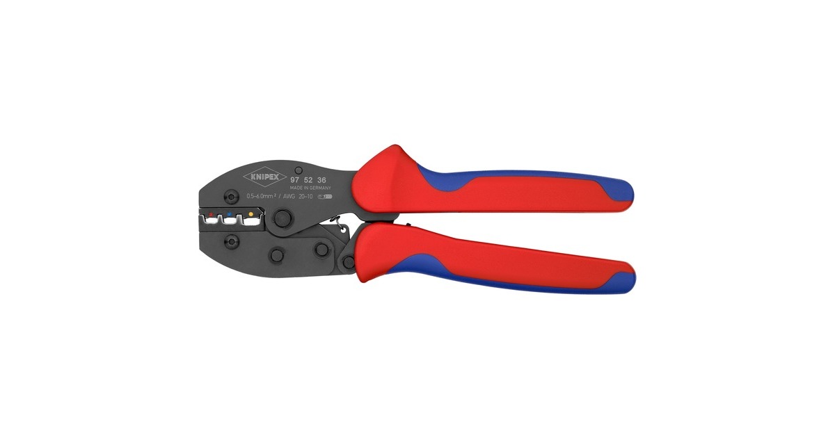 KNIPEXPreciForce Krimptang 975236  (Rood/blauw)