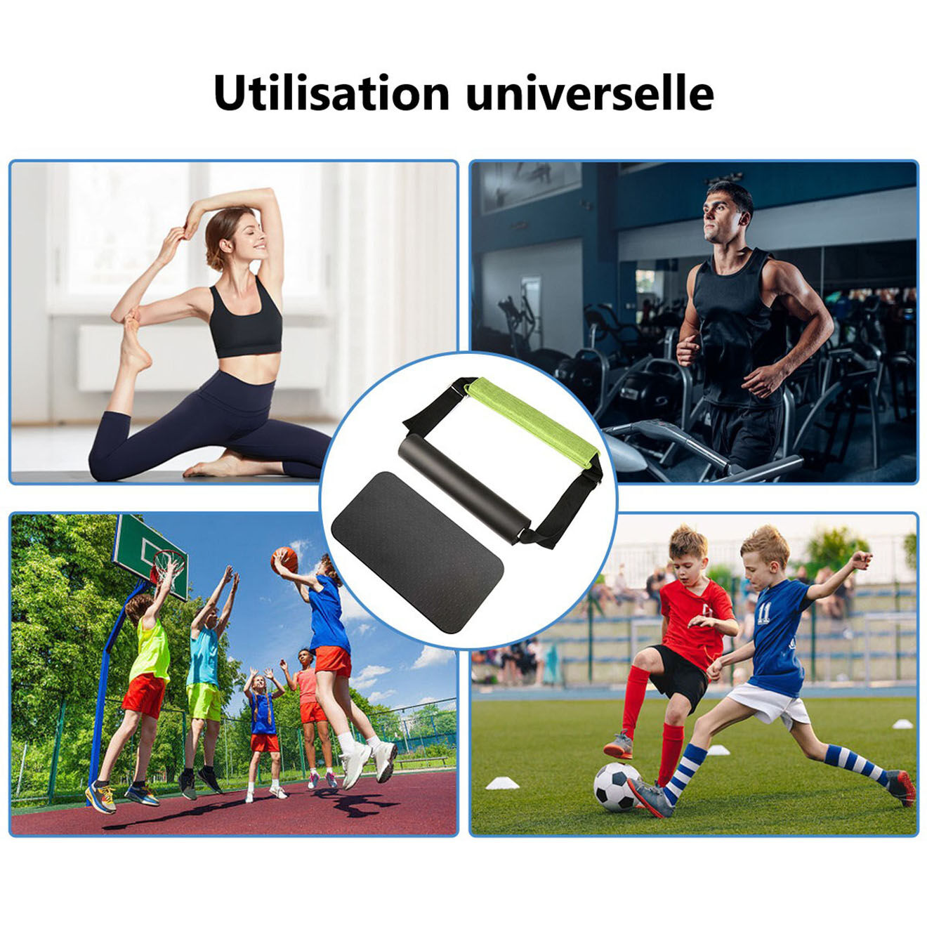 Onamaste Ceinture Ajustable Yoga noire