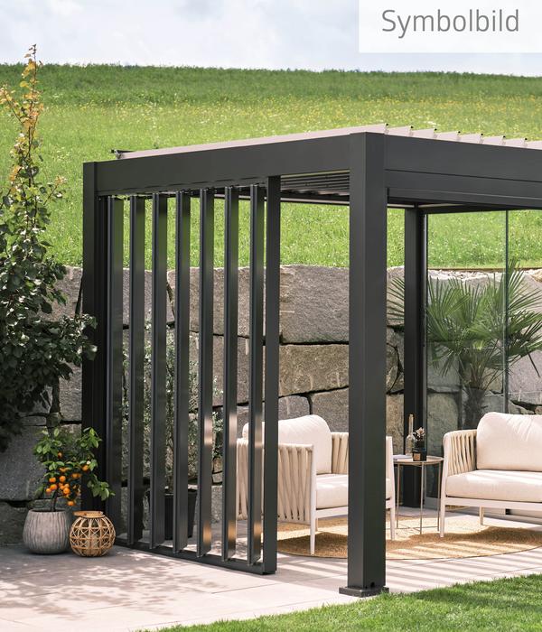 Biohort Lamellenseitenwand für Pergolen 2 m,