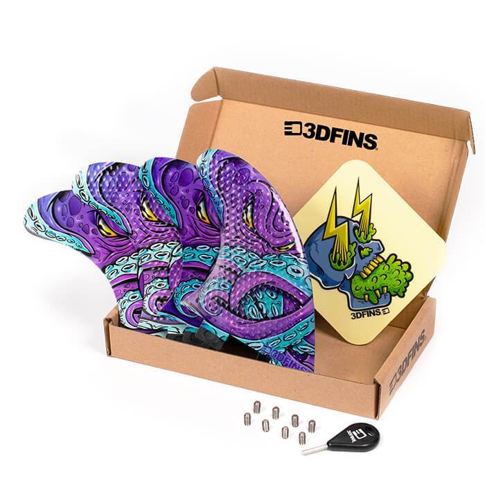 3DFINS Go Hard Kraken - Quad FCS - Medium