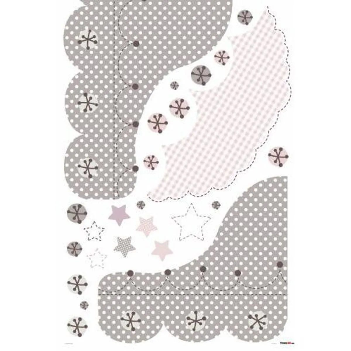 TheDecoFactory Kids Lab Princesse - Stickers géants