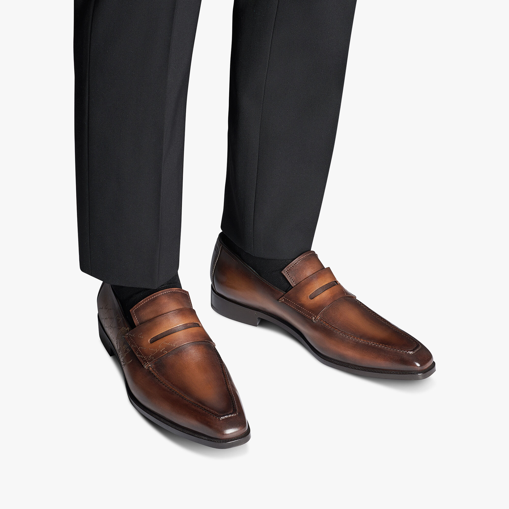 Mocassin Andy Demesure Neo En Cuir Scritto