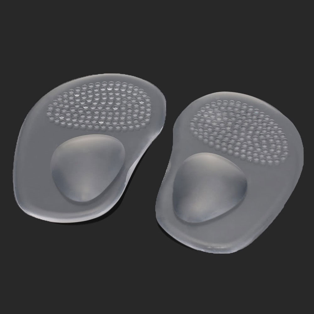 (1 Paar) Ultraweiche Silikon Gelpad Anti-Rutsch / Massage Einlagen für High Heels - Transparent