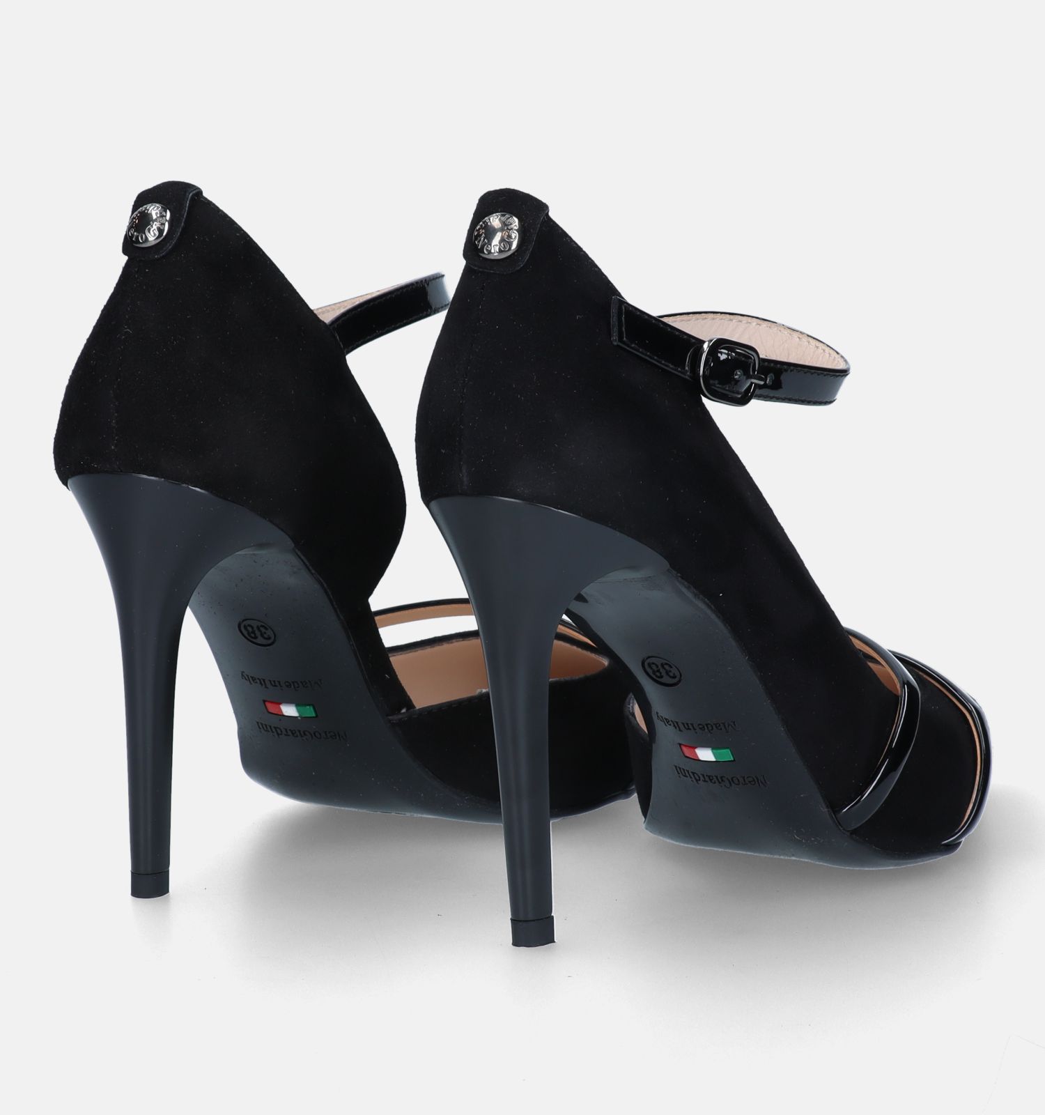 Pumps met bandje zwart