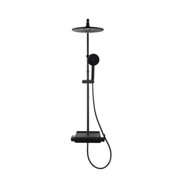 Sensea Conjunto de Duche com Torneira Preto Easy