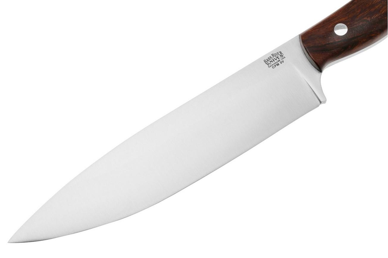 Bark River Aurora 3 06-321DIR CPM 3V, Desert Ironwood, vaststaand mes