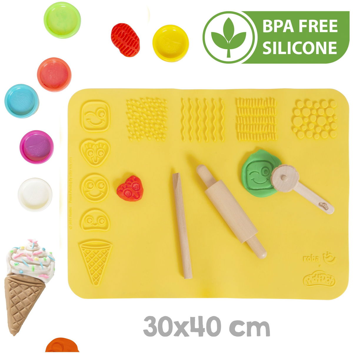 robaroba   x Play Doh Schulpult mit Zubehör