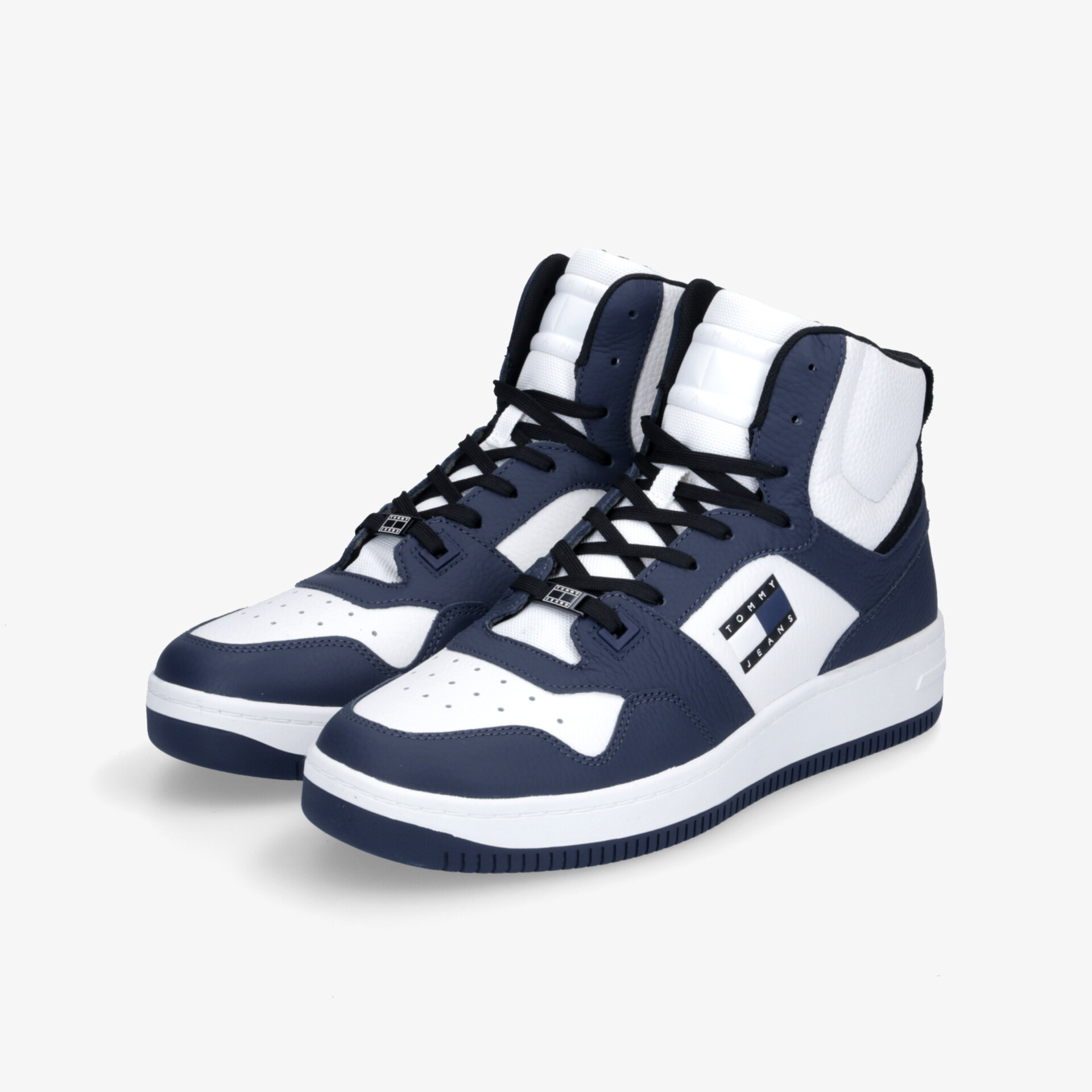 TOMMY JEANS TJM Retro Basket Herren Sneaker High blau