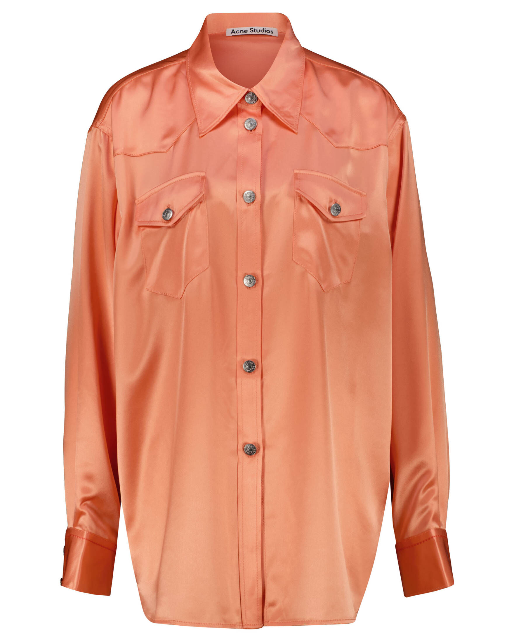 Acne Studios| Damen Satinbluse Langarm