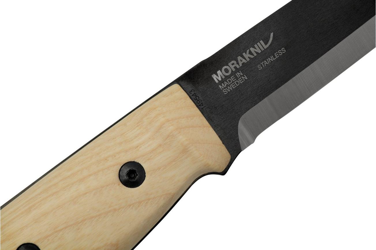 Morakniv Lok 14085 Ash Wood, Black Blade, bushcraftmes