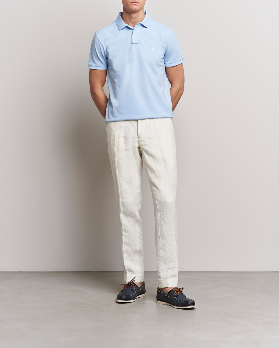 Polo Ralph Lauren Custom Slim Fit Polo Office Blue