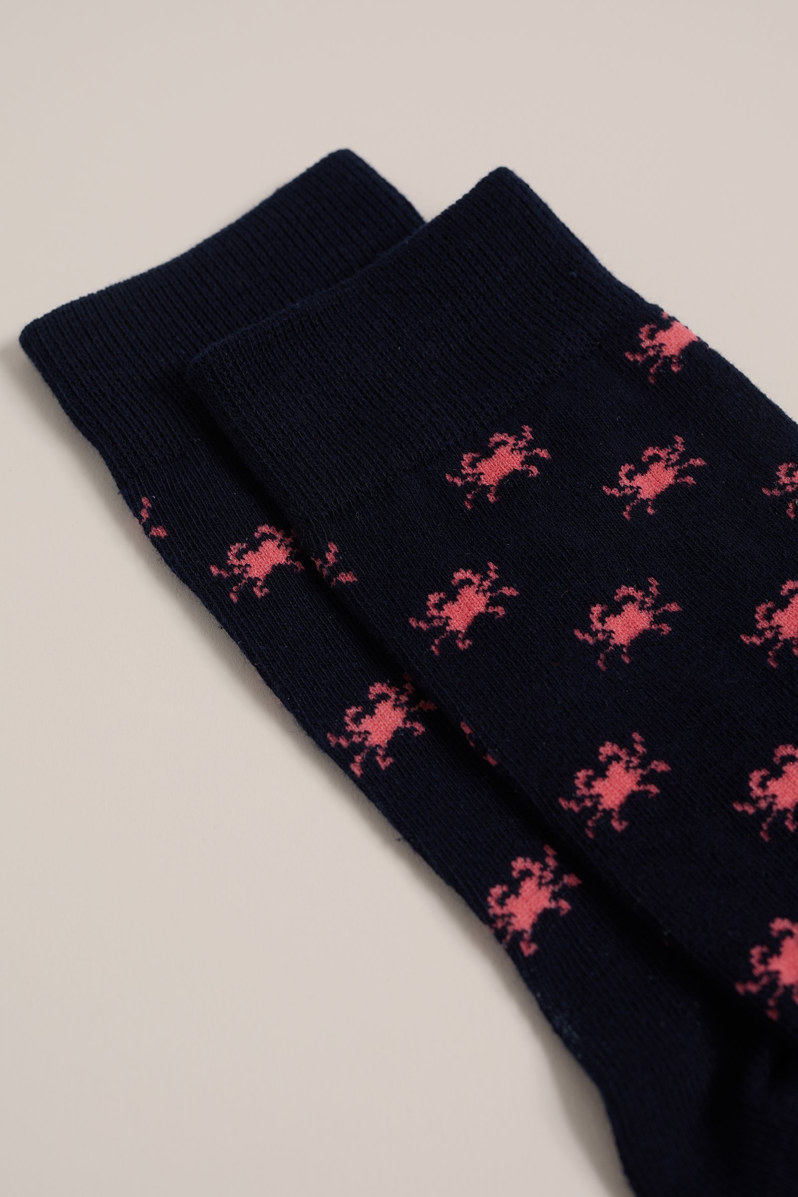sokken met dessin WE Fashion Donkerblauw