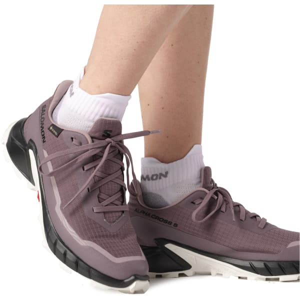 Chaussure trail SALOMON ALPHACROSS 5 GORE-TEX W MOONSCAPE/BLACK/WHITE