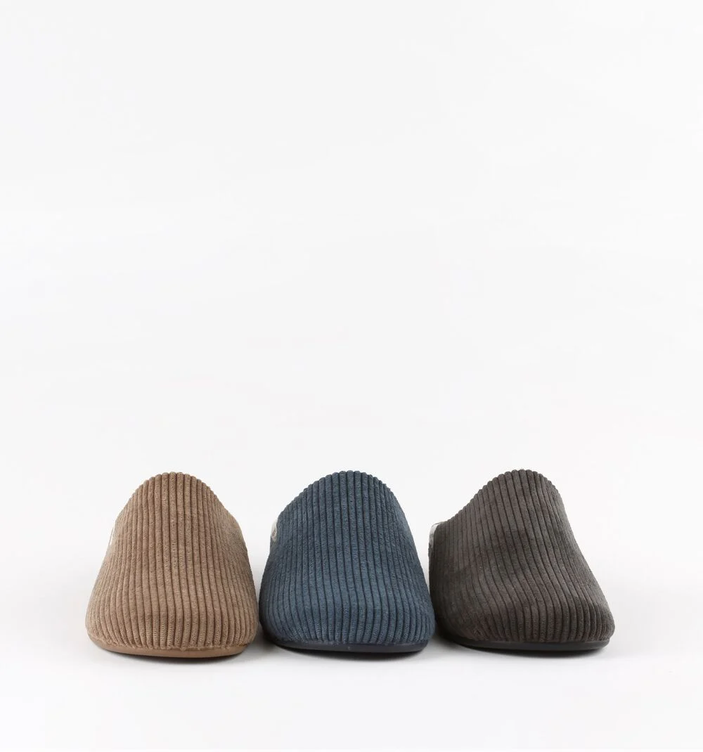 NORTE CORDUROY SLIPPERSTAUPE