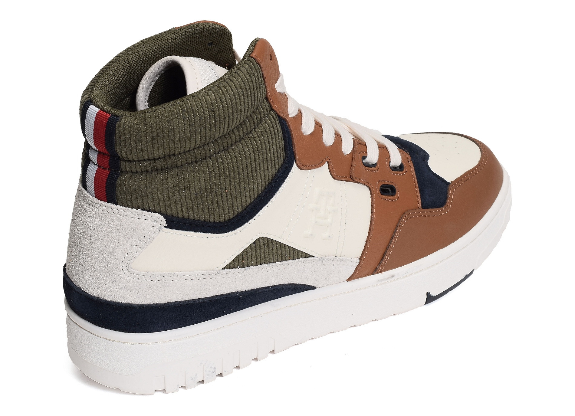 Th basket better midcut lth mix 4793 beige marron