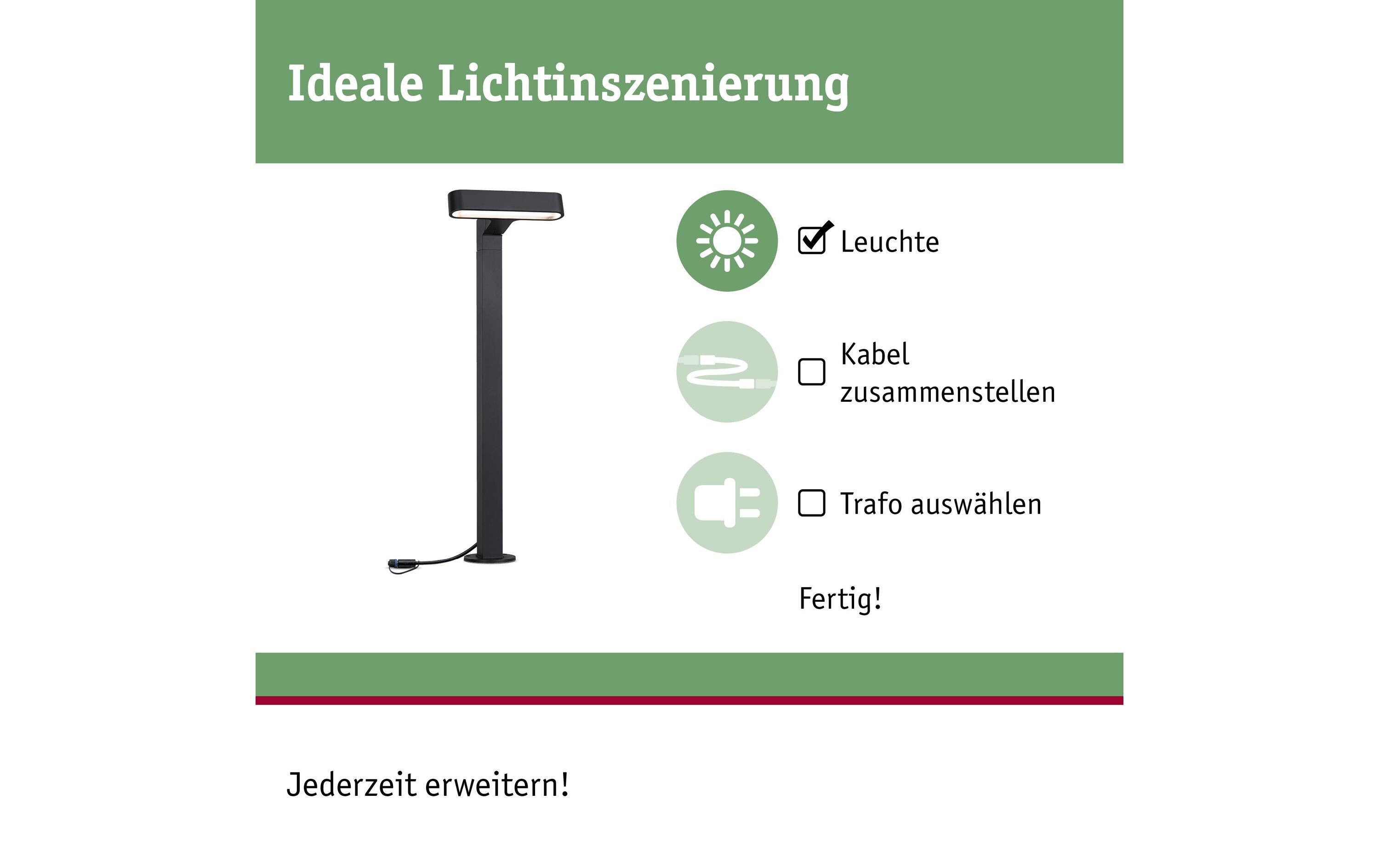 Wegeleuchte LED Ito Horizontale Ausrichtung<br>LED Pollerleuchte