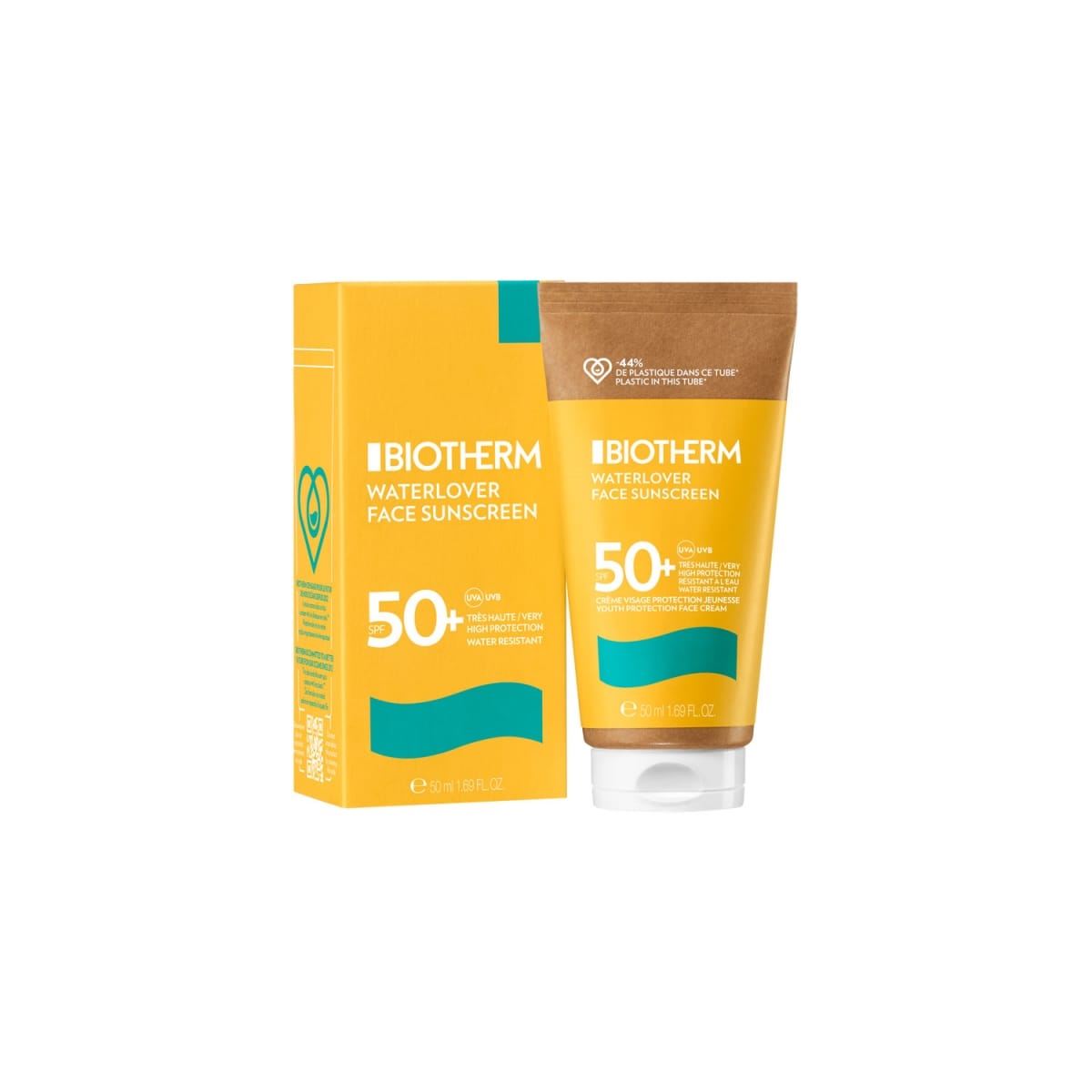 Biotherm Waterlover Crème Solaire Visage Anti-âge SPF 50