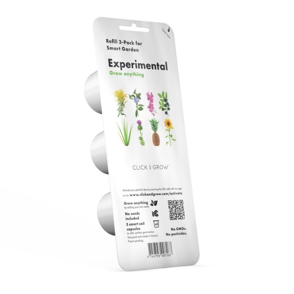 Click and Grow - Smart Garden Refill 3-pack - Experimental (SGR0X3)