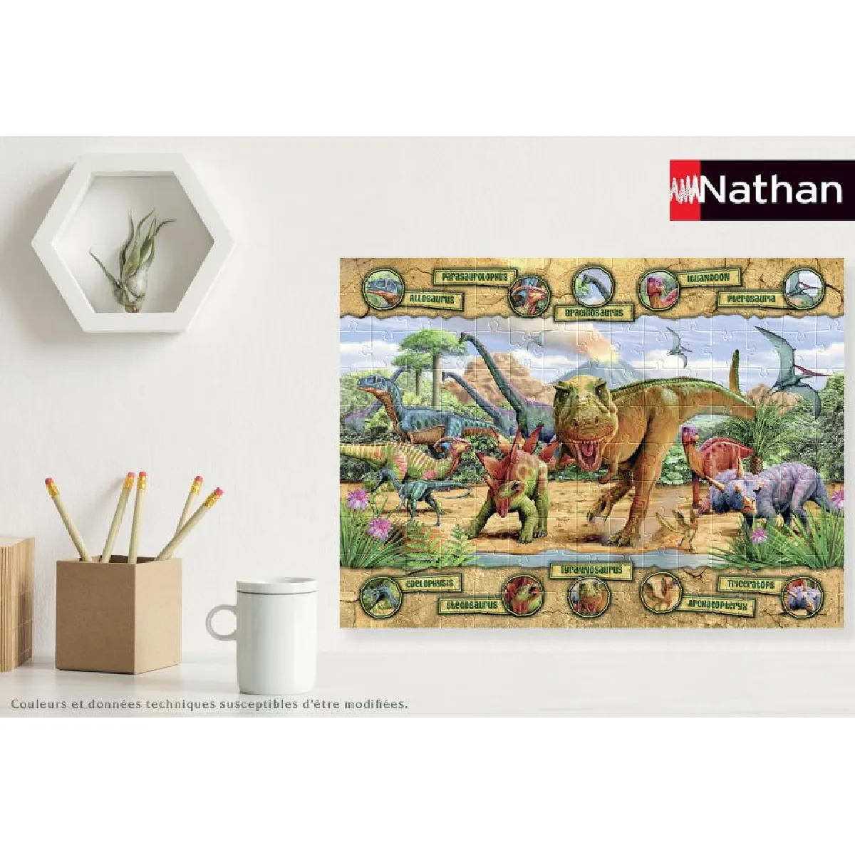 Nathan Puzzle 150 pièces Dinosaures