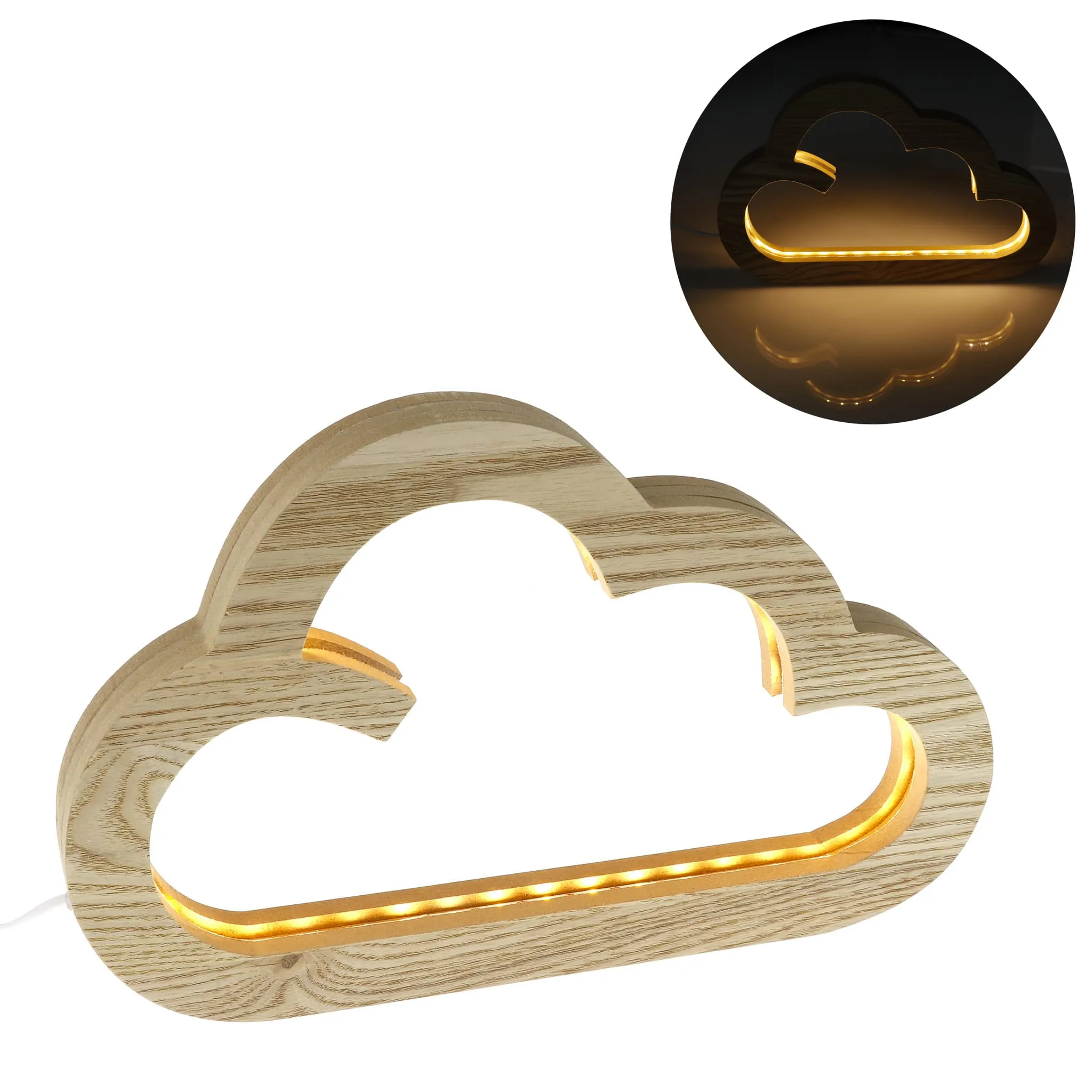 Bébé Confort Veilleuse Nuage En Bois Led