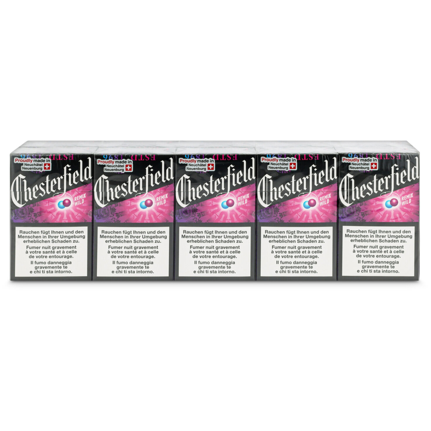 Chesterfield Zigaretten Remix Wild Box Stange