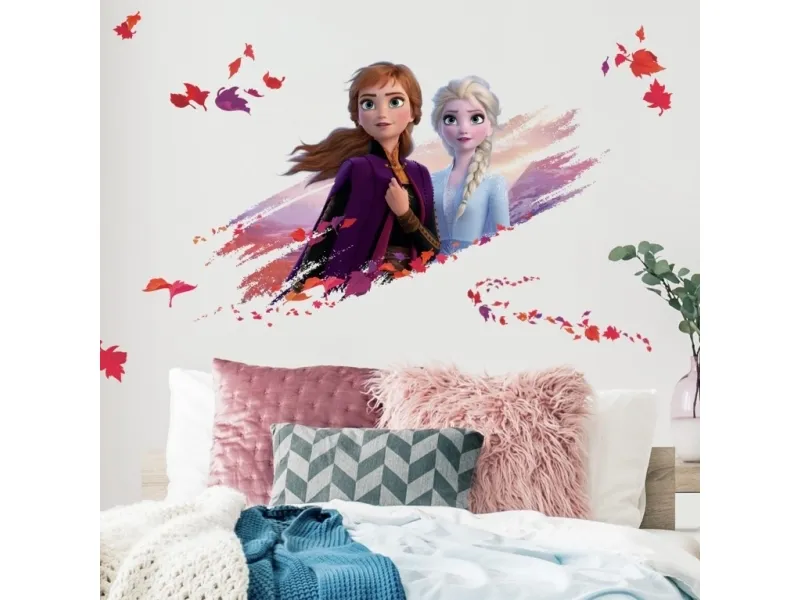 Disney Frost 2 Elsa og Anna Wallstickers