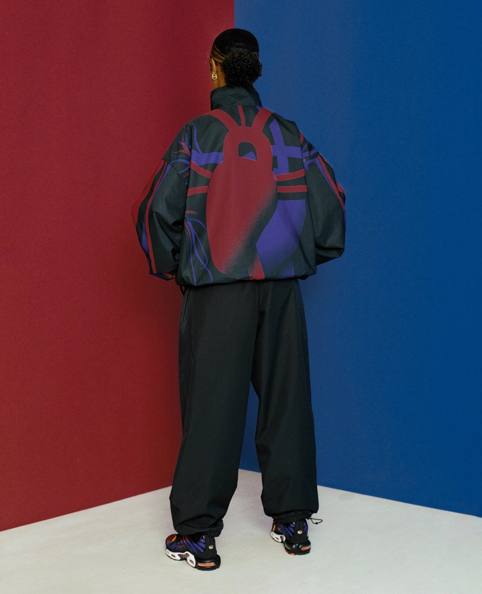 FCB x Patta Culers del Món Track Jacket (Black/White)