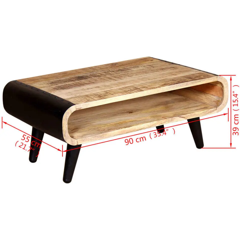 vidaXL - Salontafel - Multikleur - Hout