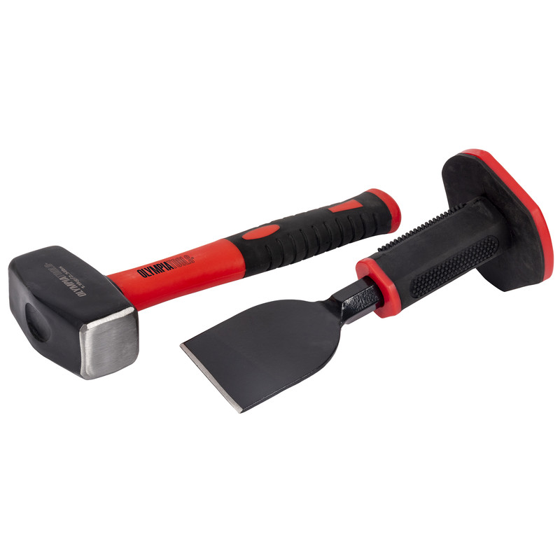 Steen voegbeitelset 2-delig 1.1kg