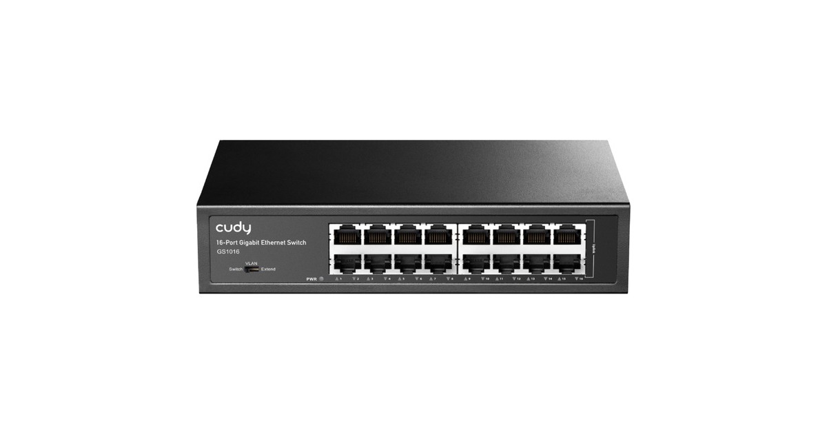 Cudy16-Port Gigabit Light Managed Switch  (Zwart)