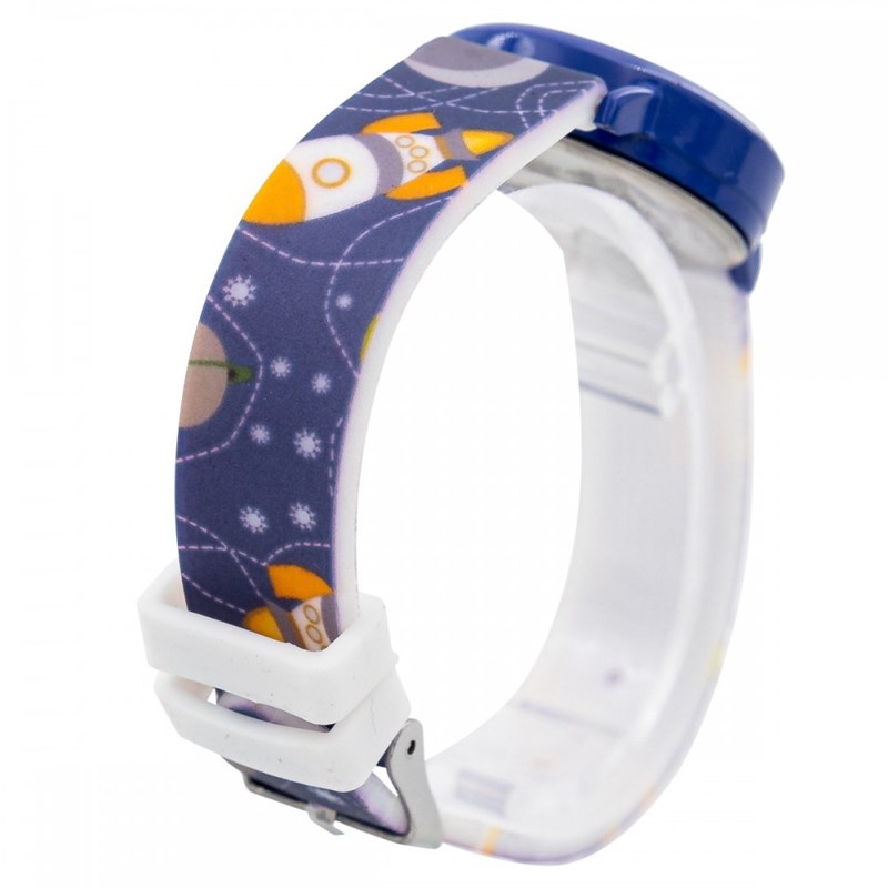 Montre Unisexe CHTIME bracelet Silicone Bleu