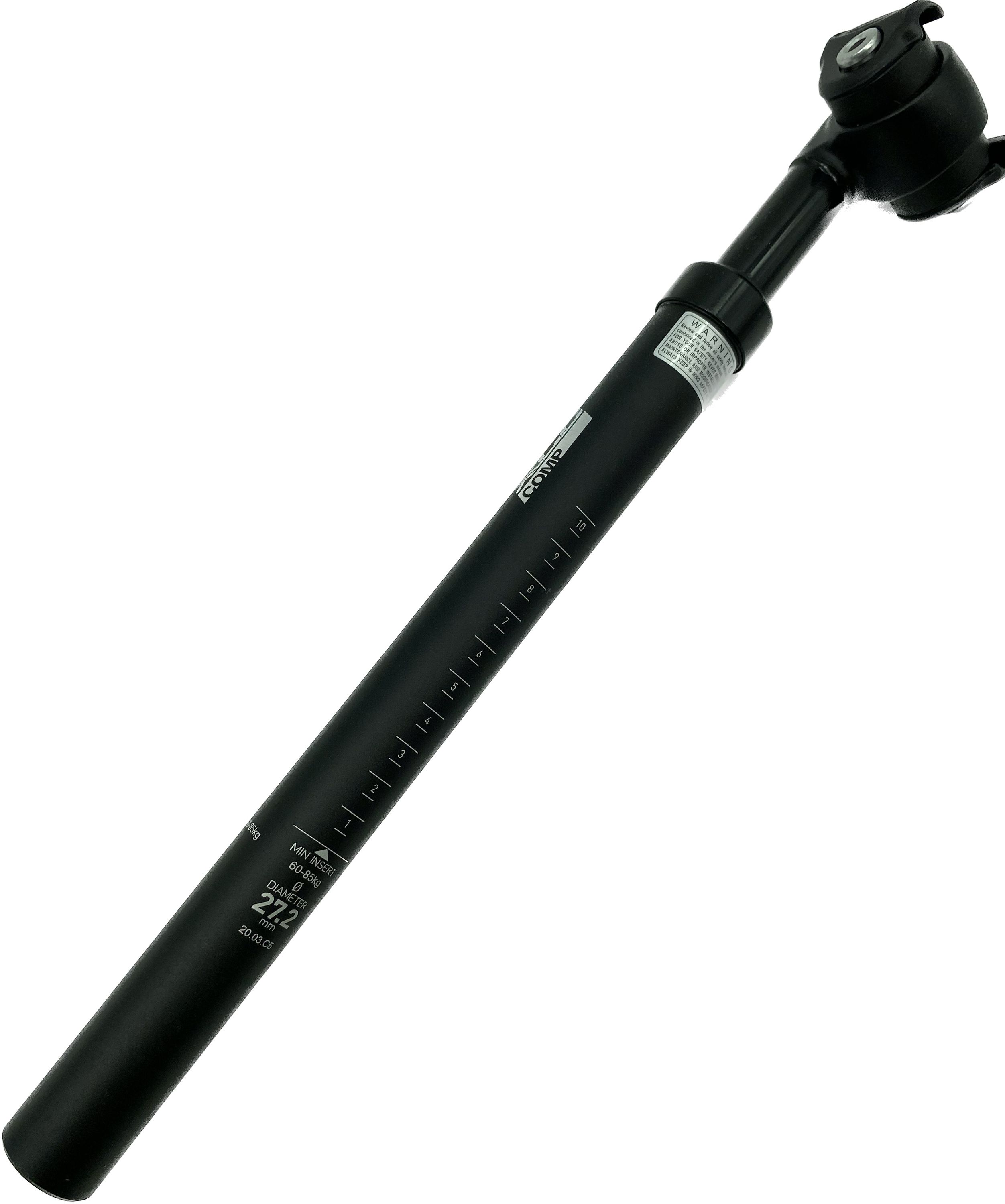 ERGOTEC GLIDE Sattelstütze schwarz ø 29,2