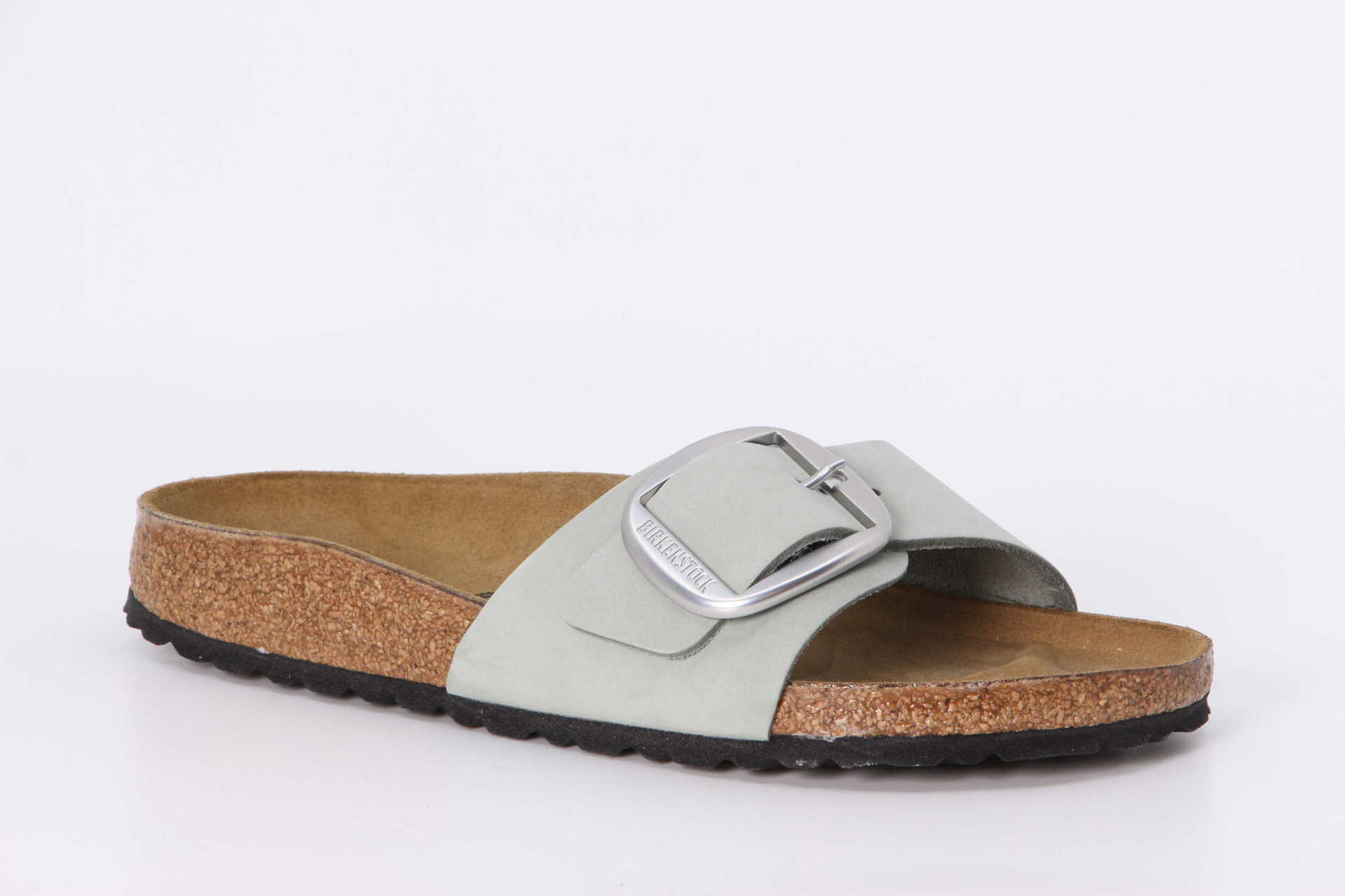 Birkenstock Madrid Big Buckle schmal pure sage