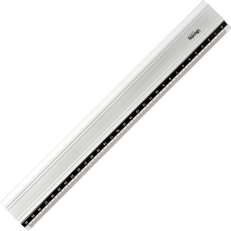 Règle plate aluminium Wonday 30 cm