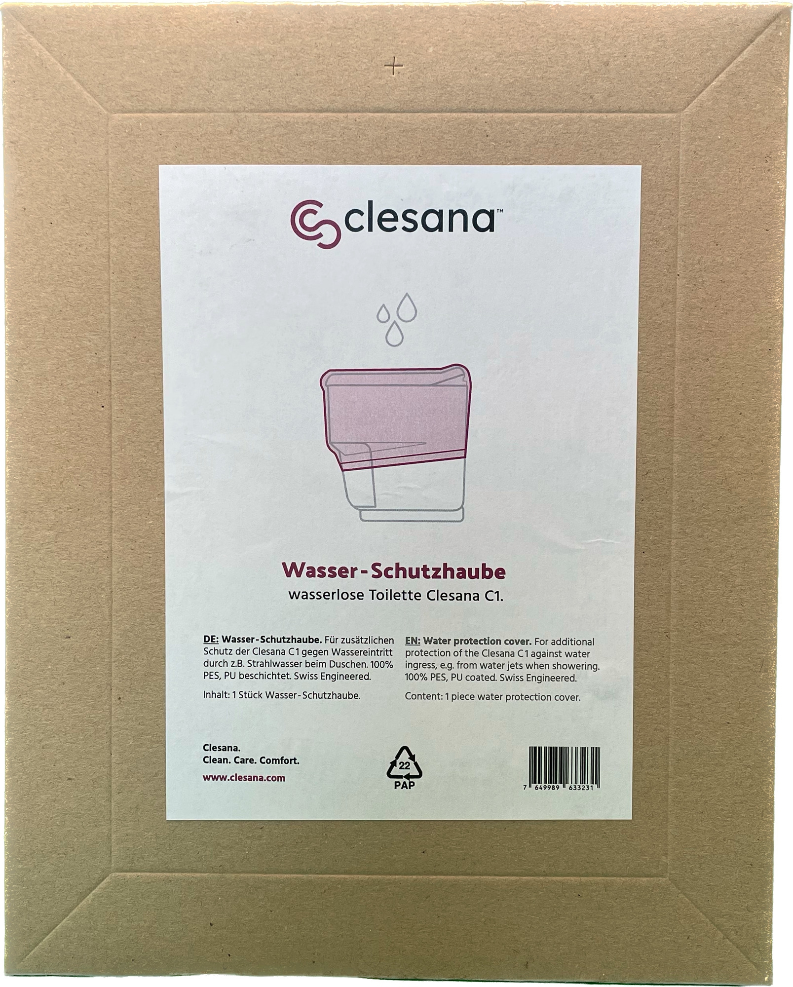 Wasser-Schutzhaube