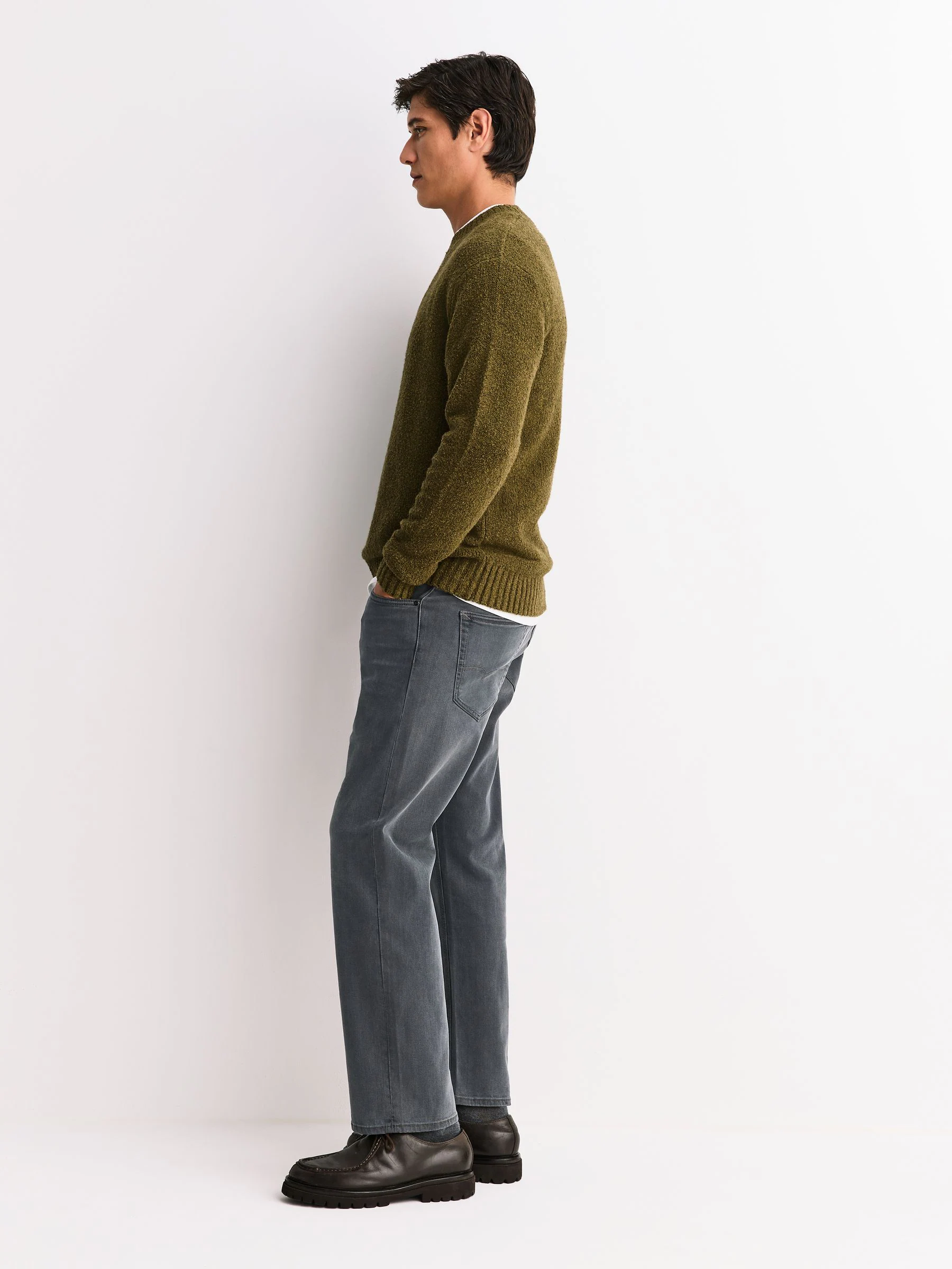 Grijs - Straight fit - Motionflex jeans