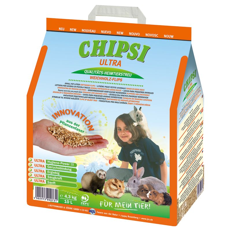 Litière Chipsi Ultra à prix discount sur bitiba.fr