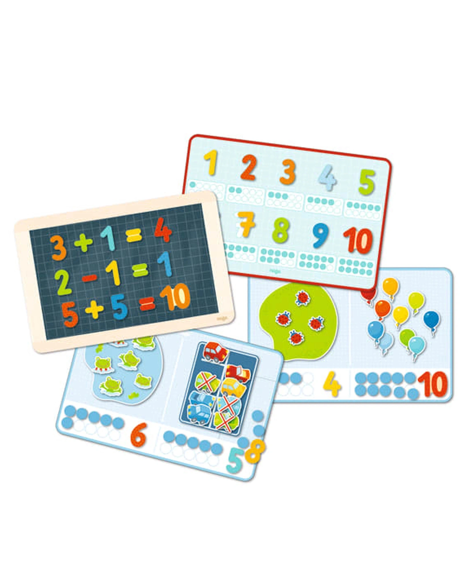 Magnetspiel-Box 1, 2, ZÄHLEREI in bunt