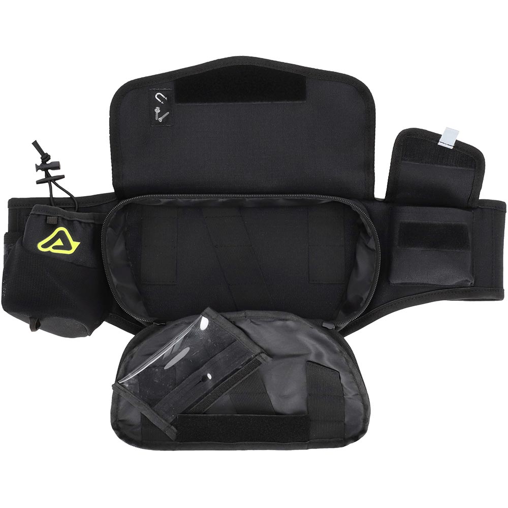 Acerbis - Sacoche banane Ram Pro Logo Noir / Gris / Jaune