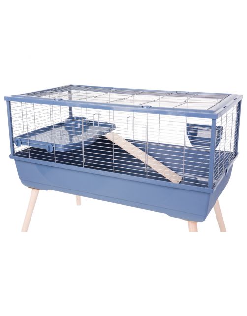 Zolux Neolife 100 Knaagdierkooi - Dierenverblijf - 99x54x79 cm Blauw