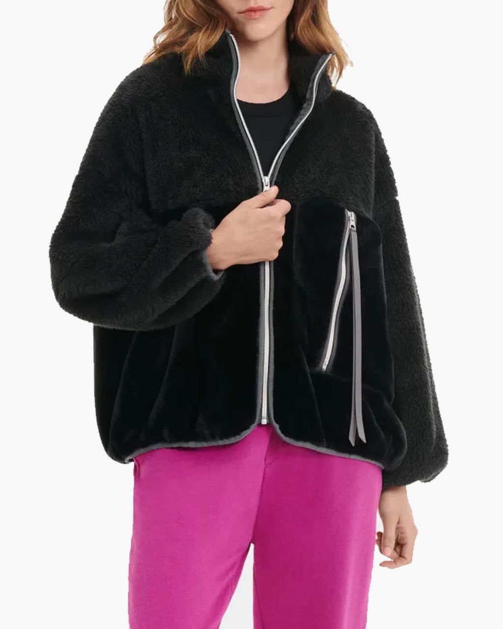 UGG Marlene Sherpa II Jacket Black Damesjack