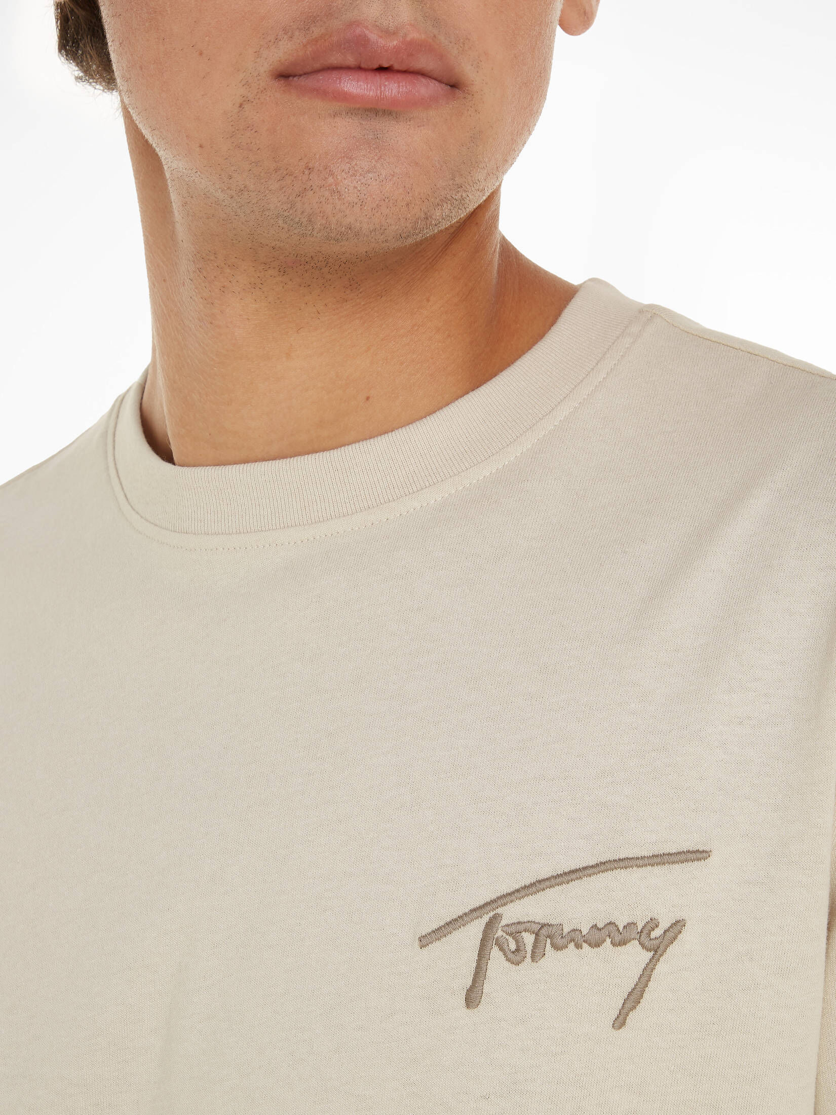 Tommy Jeans| Herren T-Shirt TJM REG SIGNATURE TEE EXT