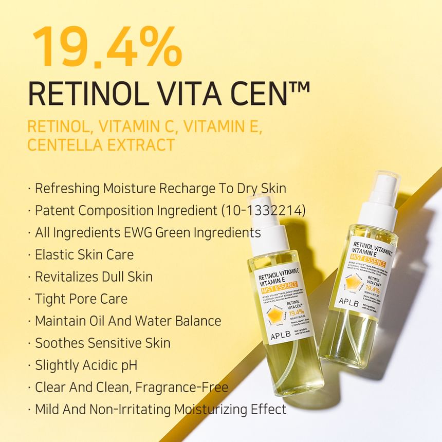 APLB - Retinol Vitamine C Vitamine E Mist Essence