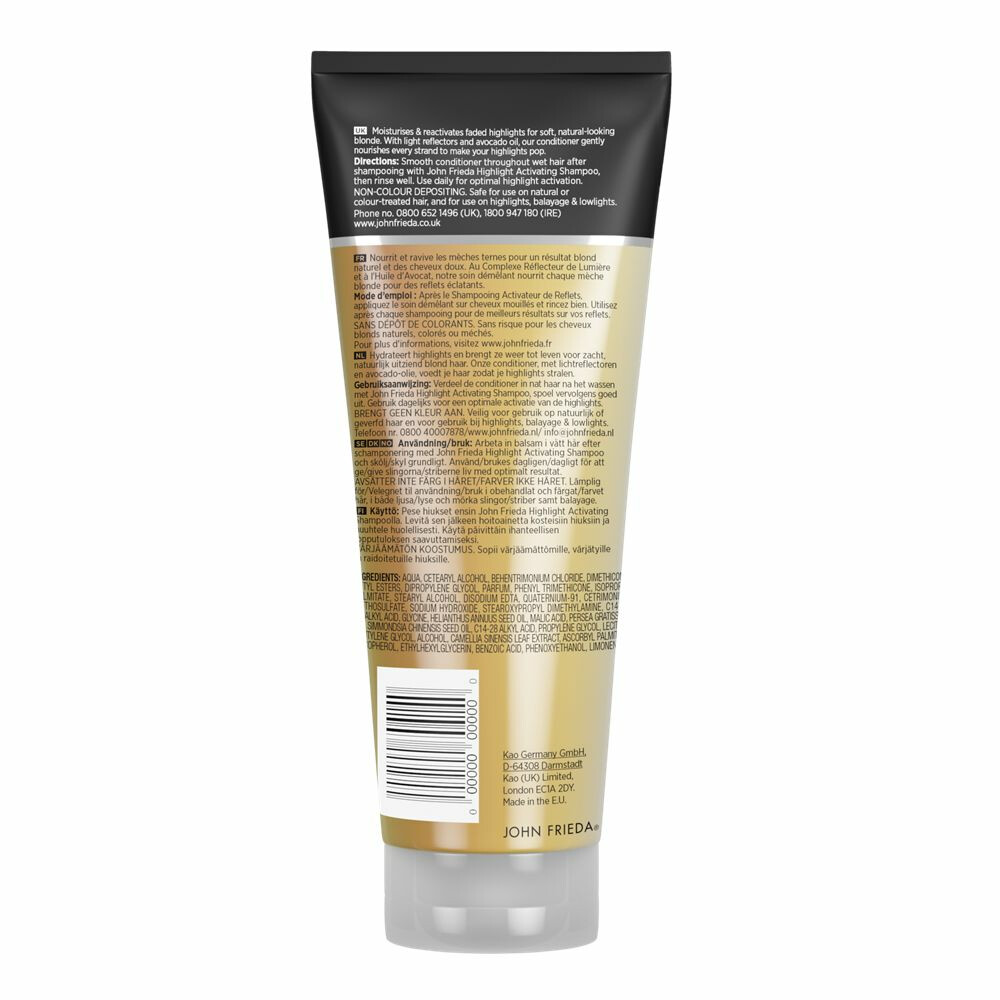 John Frieda Sheer Blonde Highlight Activating Brightening Conditioner250 ml