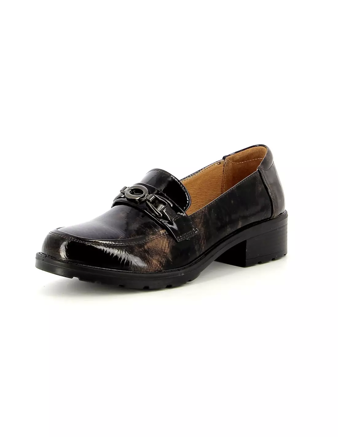 INFINI JOUSSE - Mocassins & bateaux vernisbronze